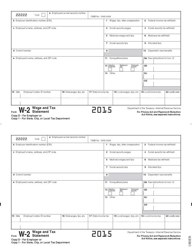 FTI Tax Forms. LW2ER